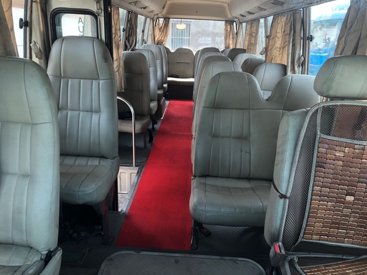 Gold Color Diesel Type 30000km Used Coaster Bus With 30 Seater